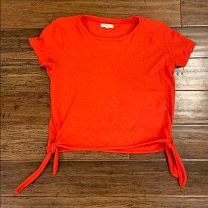 Madewell tied tee!